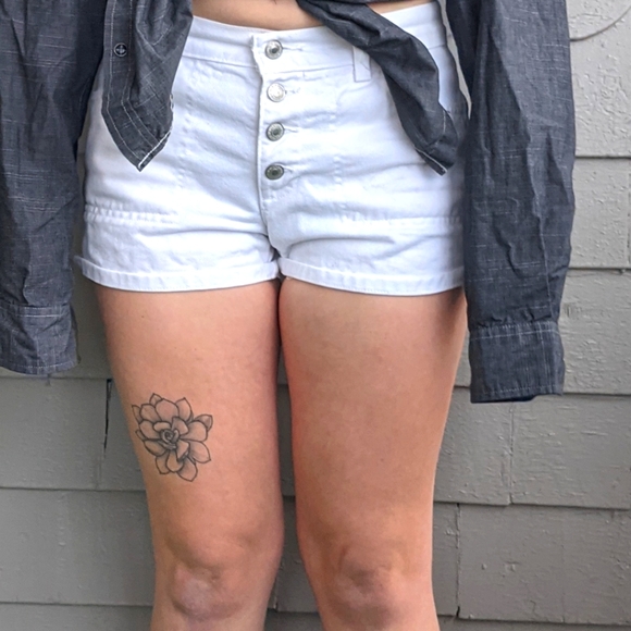 Old Navy | Shorts | Old Navy White Jean Shorts 4 | Poshmark